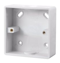 Click CMA240 Pattress Box 1G 29mm PVC
