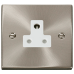Click VPSC038WH Socket 1G Unswd 5A SC