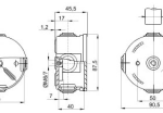 Gewiss GW44001 Enclosure 65x35mm