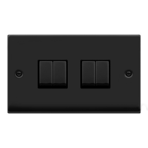 Click VPMB414BK Plateswitch 4G 2W 10A MB