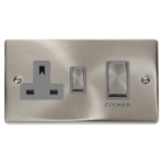 Click VPSC504GY Switch & 13A Socket 45A