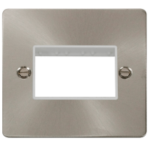 Click FPBS403WH Frontplate 1G 3Aperture