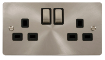 Click FPBS536BK Socket 2G DP Switched13A
