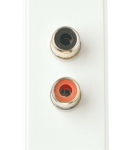 Click MM490WH Socket 2xPhono Whi