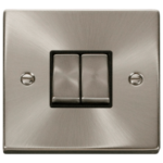 Click VPSC412BK Plateswitch 2G 2W 10A SC