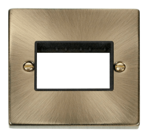 Click VPAB403BK Frontplate 1G 3Aperture