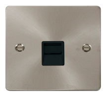 Click FPBS125BK Socket Tel SecondSgl