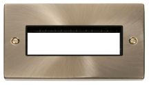 Click VPAB426BK Frontplate 2G 6Aperture