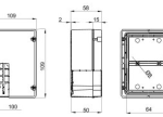 Gewiss GW44204 Junction Box 100x100x50mm