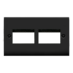 Click VPMB406BK Frontplate 2G 6 Aperture