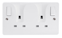 Click CMA736 Socket 2G DP Switched 13A