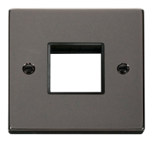 Click VPBN402BK Frontplate 1G 2Aperture