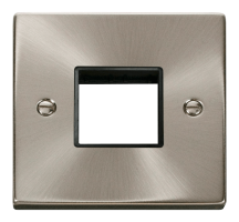 Click VPSC402BK Frontplate 1G 2Aperture