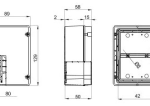 Gewiss GW44205 Junction Box 120x80x50mm