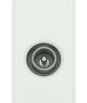 Click MM415WH Socket CoAx Male Whi