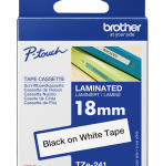 Brother TZE241 Labelling Tape 18mmx8m