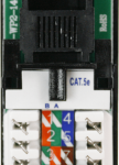 Click MM480BK Socket RJ45 Cat5E Blk