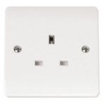 Click CMA030 Socket 1Gang 13A Whi
