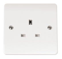 Click CMA030 Socket 1Gang 13A Whi