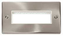Click VPSC426WH Frontplate 2G 6Aperture