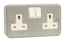 Click CL036 Socket 2G DP Switched 13A