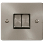 Click FPBS412BK Plateswitch 2G 2W10A