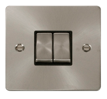 Click FPBS412BK Plateswitch 2G 2W10A