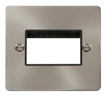 Click FPBS403BK Frontplate 1G 3Aperture