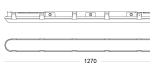 JCC JC180009 LED Btn Sgl 18W 1200mm IP65