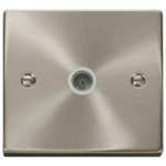 Click VPSC065WH Socket CoAx Single SC