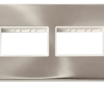 Click VPSC406WH Frontplate 2G 6Aperture