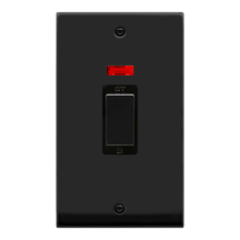Click VPMB503BK Switch 2 Gang DP 45A