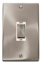 Click VPSC502WH Switch 2 Gang DP 45A