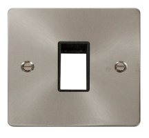 Click FPBS401BK Frontplate 1G 1Aperture