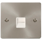 Click FPBS125WH Socket Tel SecondSgl