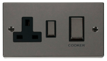 Click VPBN504BK Switch & 13A Socket 45A