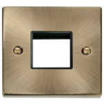 Click VPAB402BK Frontplate 1G 2Aperture