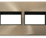 Click VPAB406BK Frontplate 2G 6Aperture