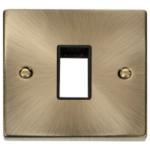 Click VPAB401BK Frontplate 1G 1Aperture