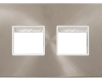 Click FPBS404WH Frontplate 2G 4Aperture