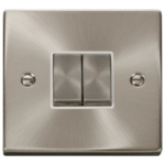 Click VPSC412WH Plateswitch 2G 2W 10A SC