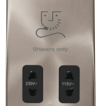 Click VPSC100BK Shaver Socket 115/230V