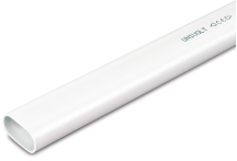 U/Volt UFR16 Oval Conduit 16mmx3m Whi