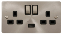Click FPBS570BK Socket 2G Swd & USB 13A