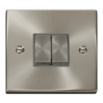 Click VPSC412GY Plateswitch 2G 2W 10A SC