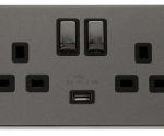Click VPBN570BK Socket 2G Swd & USB 13A