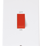 Click CMA202 Cooker Switch 2G 45A Whi