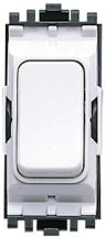 MK K4882WHI Grid Switch 2 Way SP 10A