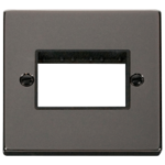 Click VPBN403BK Frontplate 1G 3Aperture
