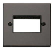 Click VPBN403BK Frontplate 1G 3Aperture